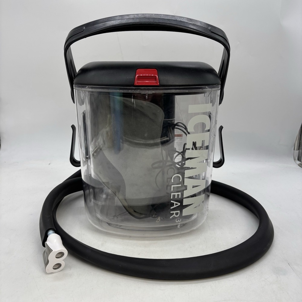 Donjoy Ice Clear 3 Cold Water Pump Main Unit W/ Power Supply Pad Tested Works